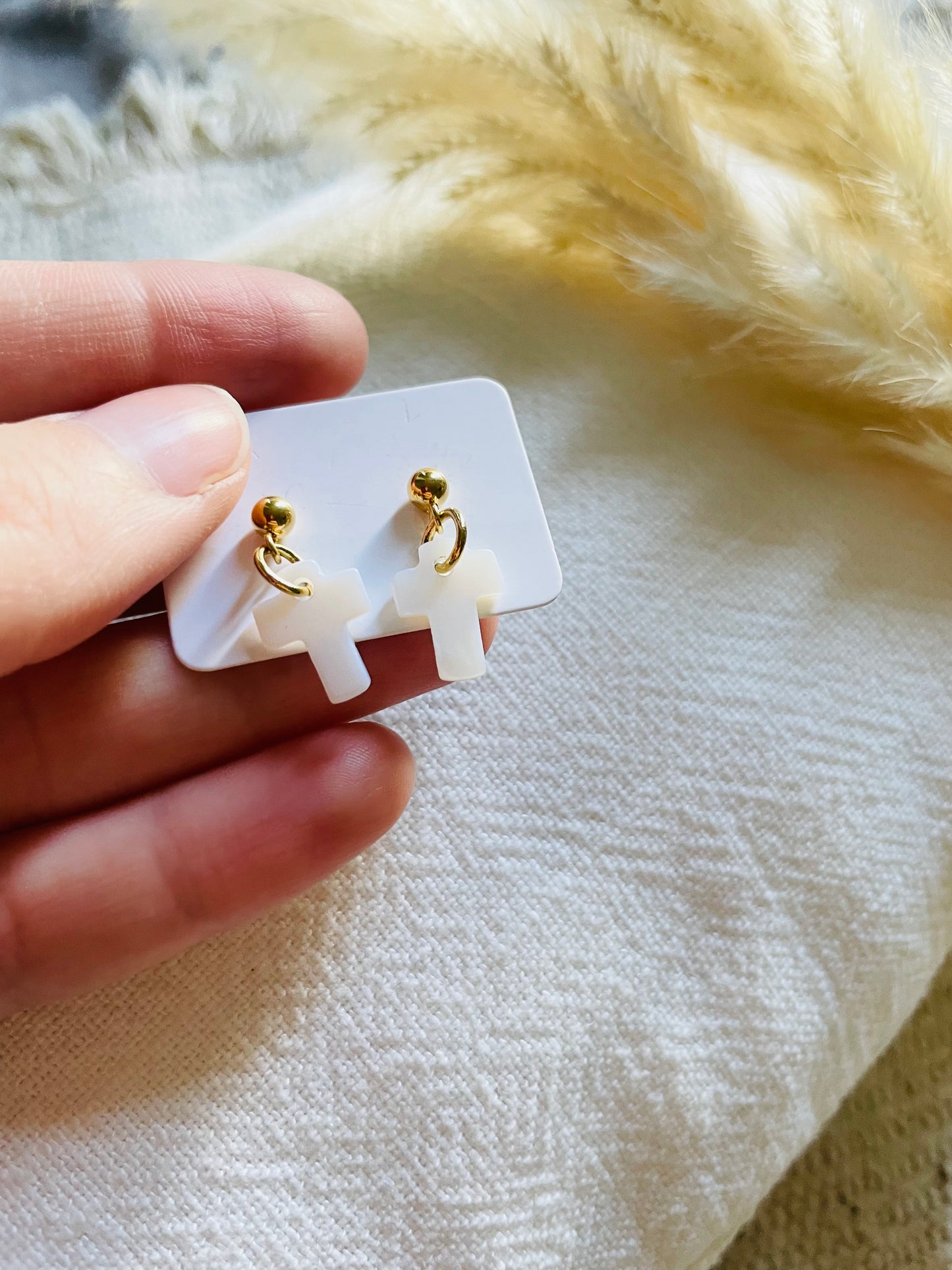 Boucles d'oreilles "Croix"