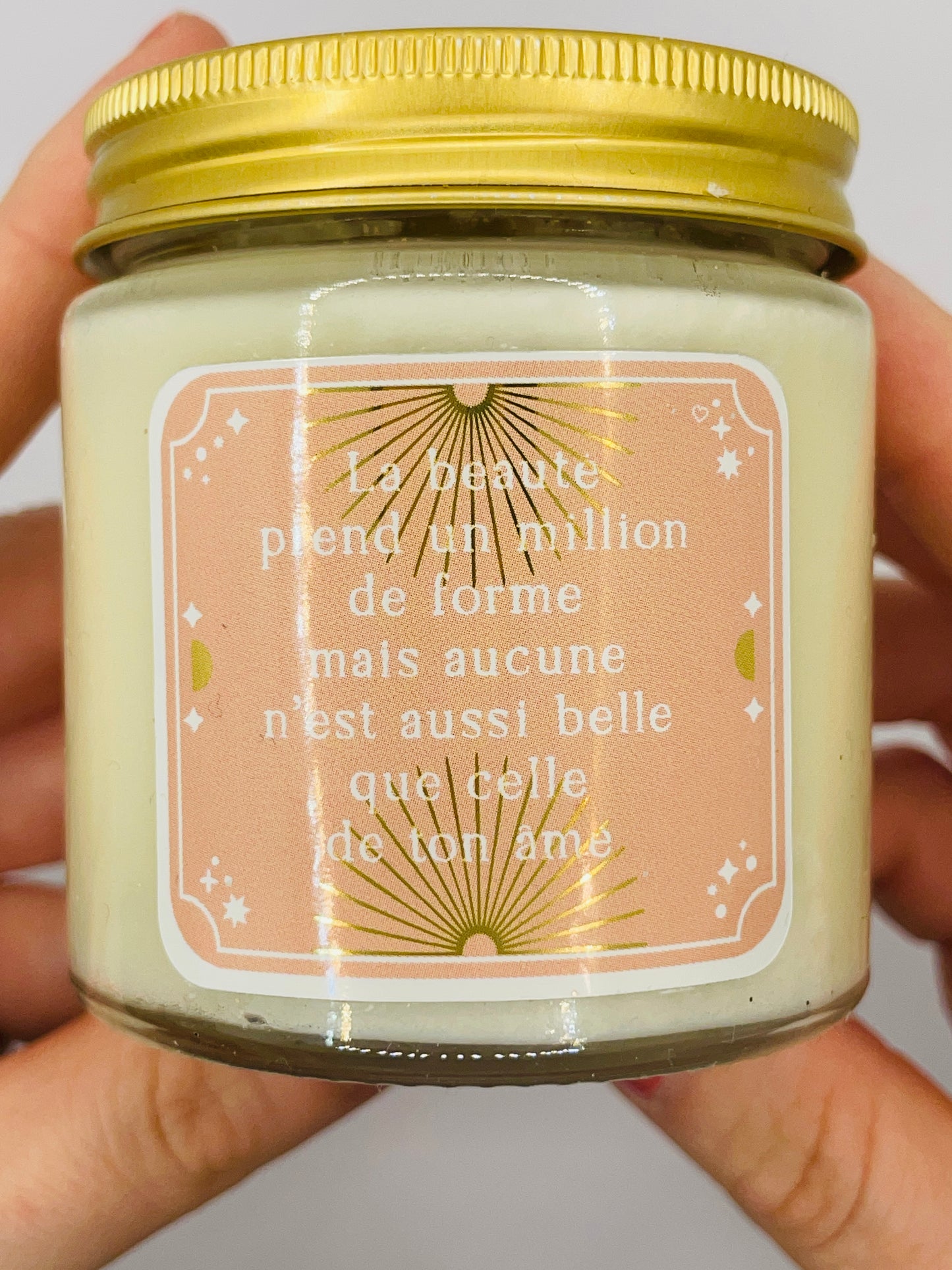 Bougie "La beauté de ton âme"