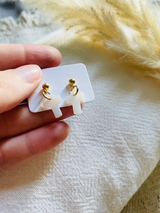 Boucles d'oreilles "Croix"