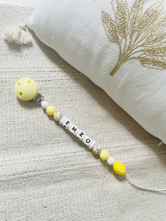 Attache tétine à personnalisée «Dolce Vita »