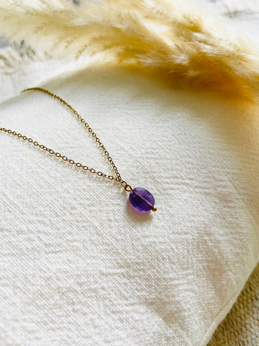 Collier Little Stone Amethyste