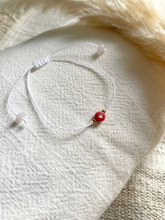 Bracelet fil « cœur »