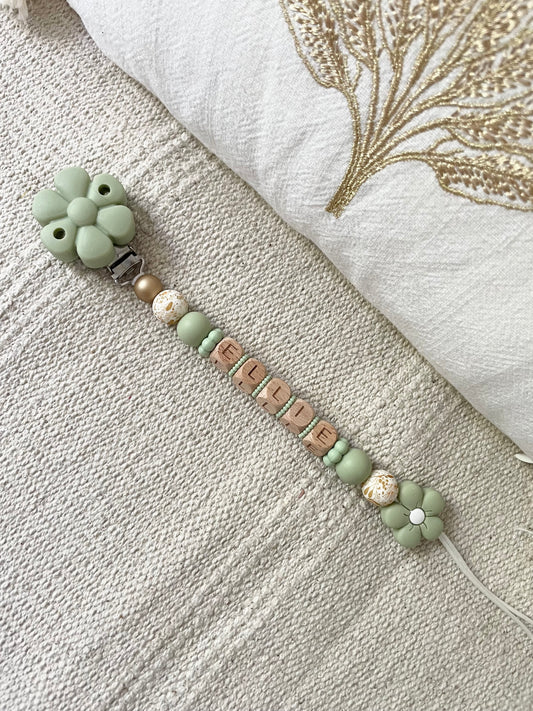 Attache tétine à personnaliser « Dolce Aura »