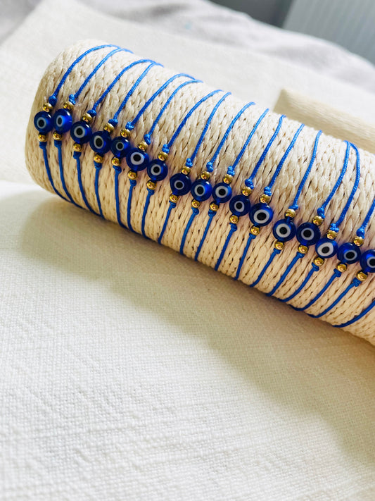 Bracelet fil « œil de Nazar »