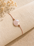 Bracelet « Aura rosée »