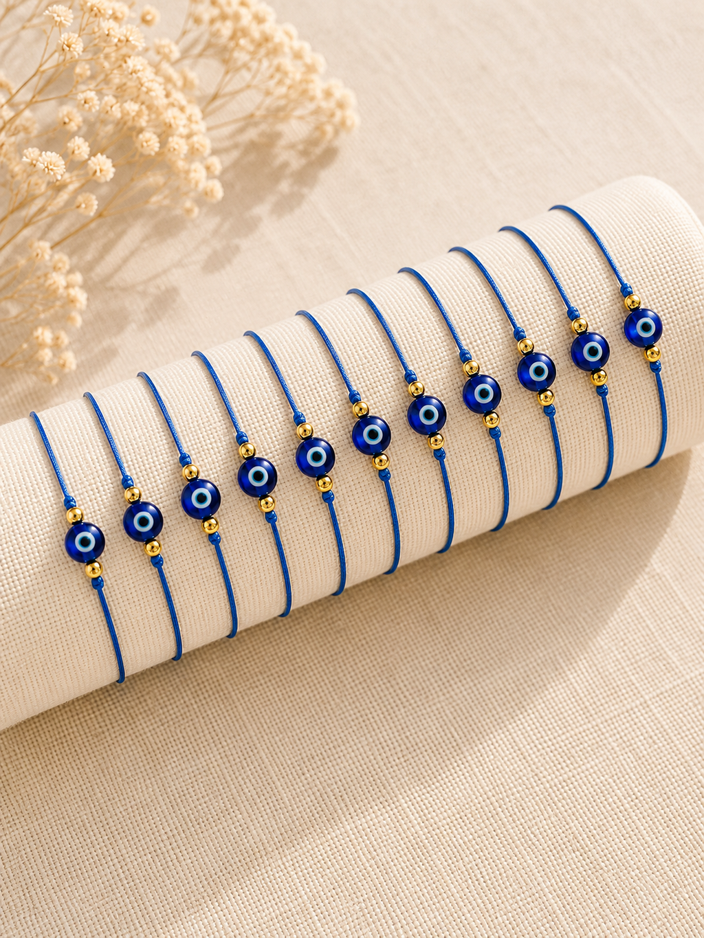 Bracelet fil « œil de Nazar »