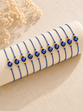 Bracelet fil « œil de Nazar »