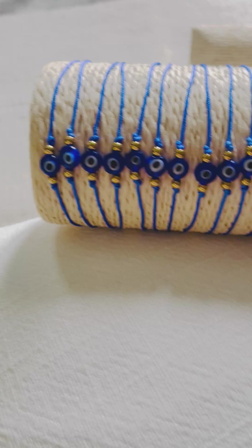Bracelet fil « œil de Nazar »